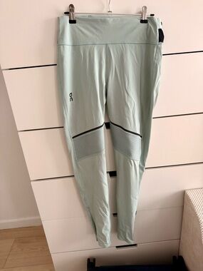 On Running Mint Green Women's Performance Tights